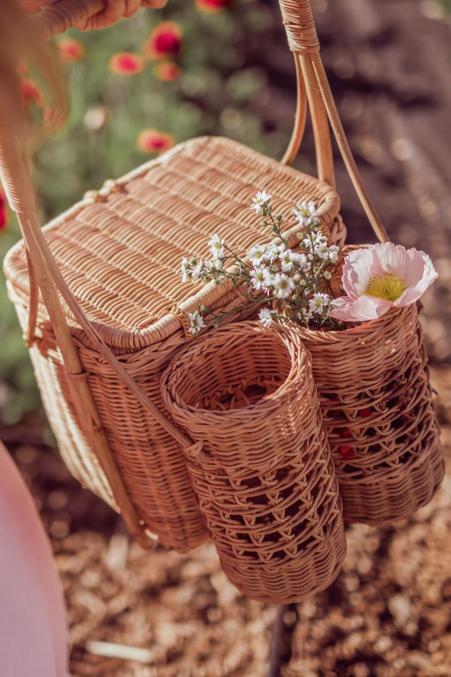 Women Wandering Folk Bags | Lovers Picnic Basket