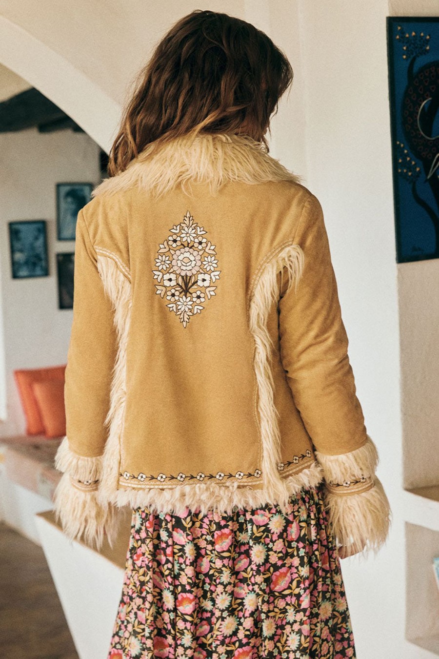 Women Spell Blazers & Knits & Jackets & Robes | Joplin Cropped Jacket/Hazelnut