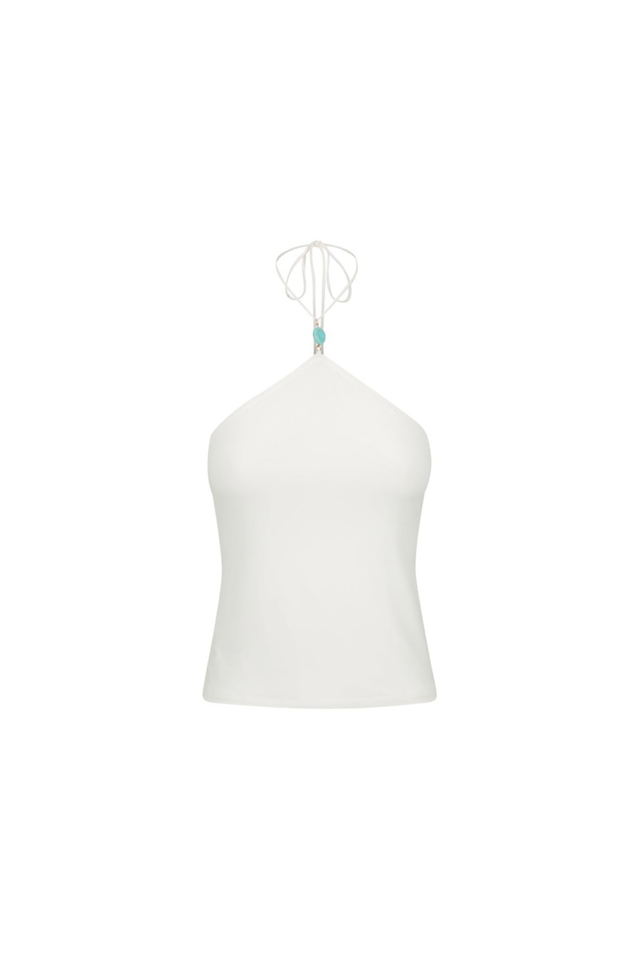 Women Hansen & Gretel Tops | Huxley Halter Top/White