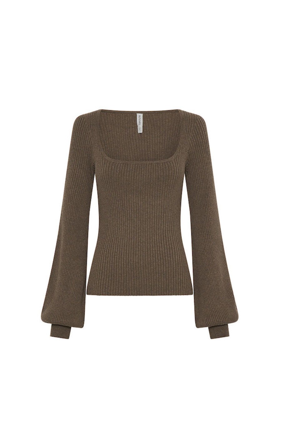 Women Kivari The Label Tops | Yolanda Top/Dusty Cocoa