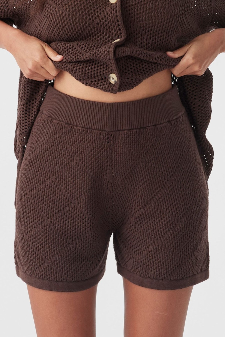 Women Arcaa Movement Bottoms | Ezra Short/Chocolate