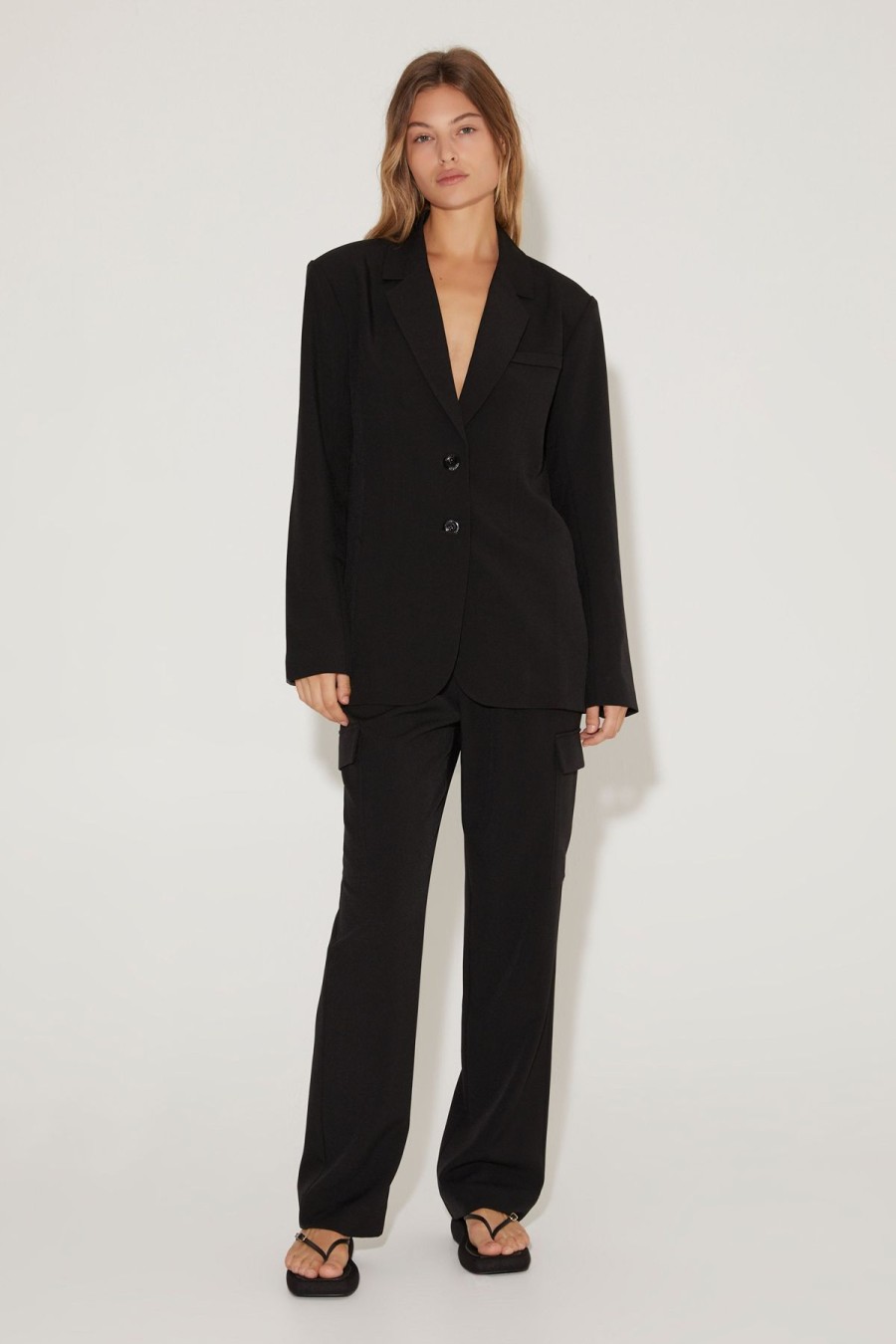 Women Hansen & Gretel Blazers & Knits & Jackets & Robes | Theodore Jacket/Black