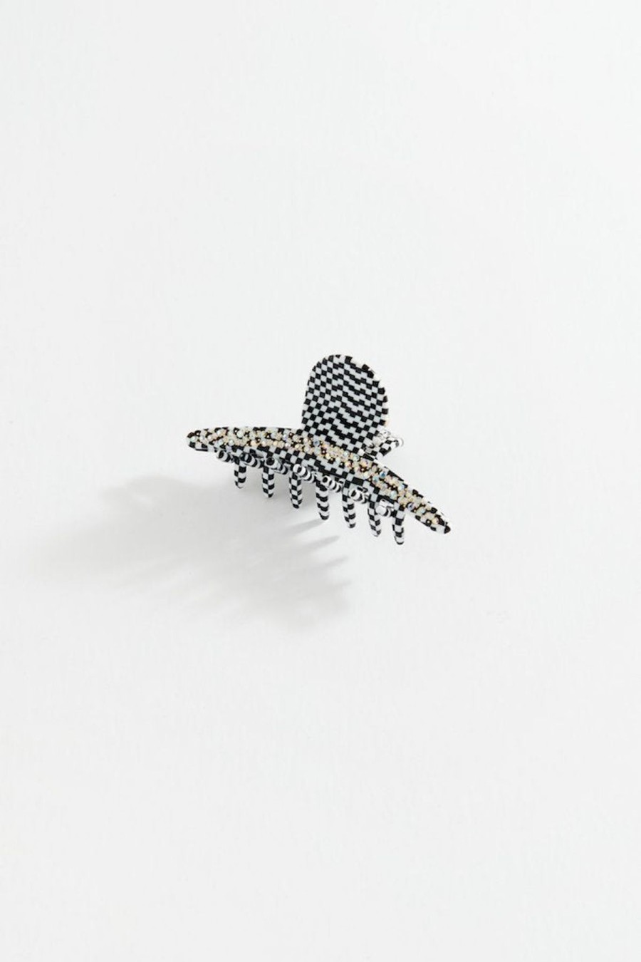 Women Valet Studio Hair Clips & Headwear | Chequered Clip/Black