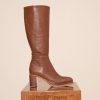 Women James Smith Slides | Basiglio Boot/Vintage Tan