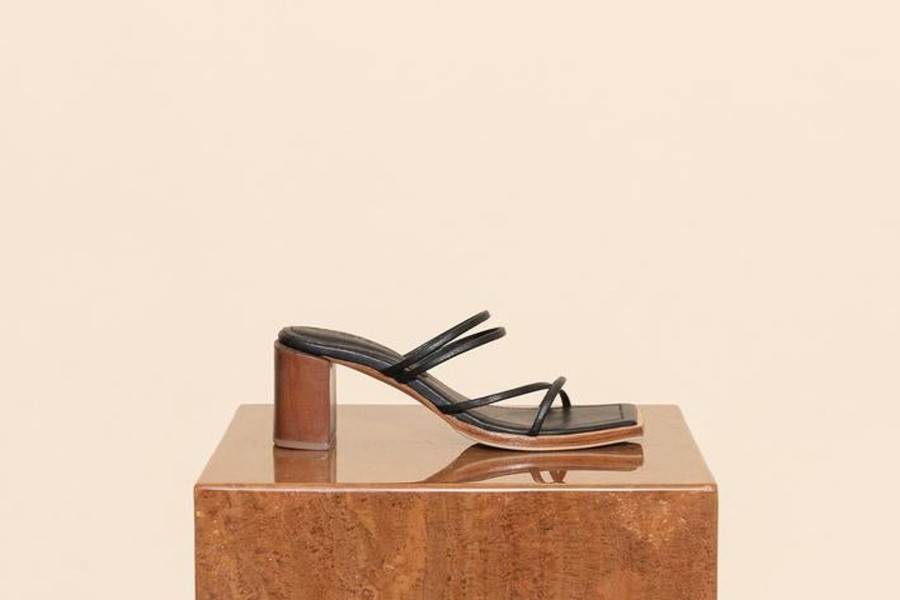 Women James Smith Slides | Ravello Sandal/Black