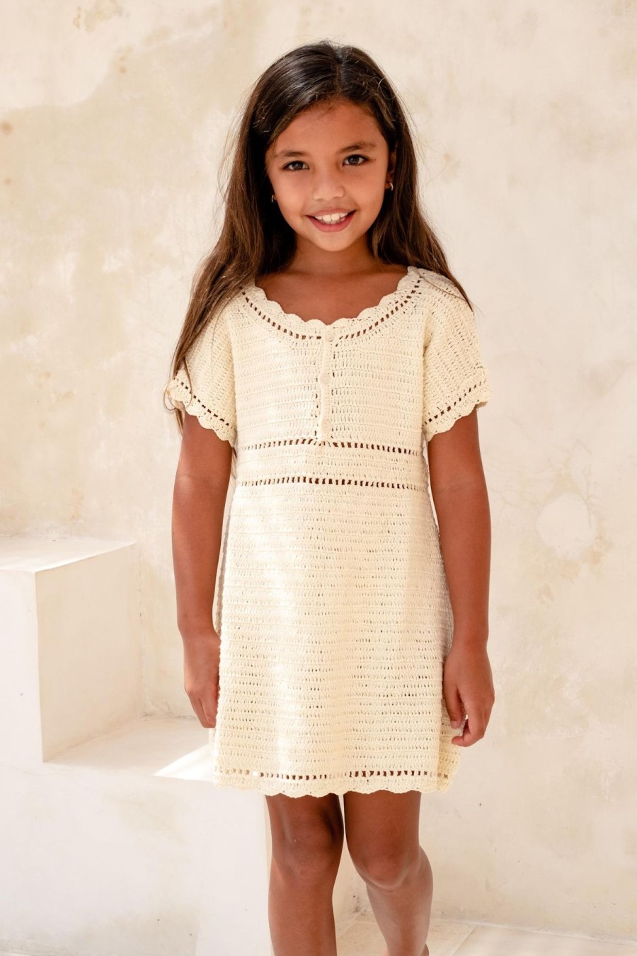 Women Illoura the Label Kids | Crochet Dress/Natural