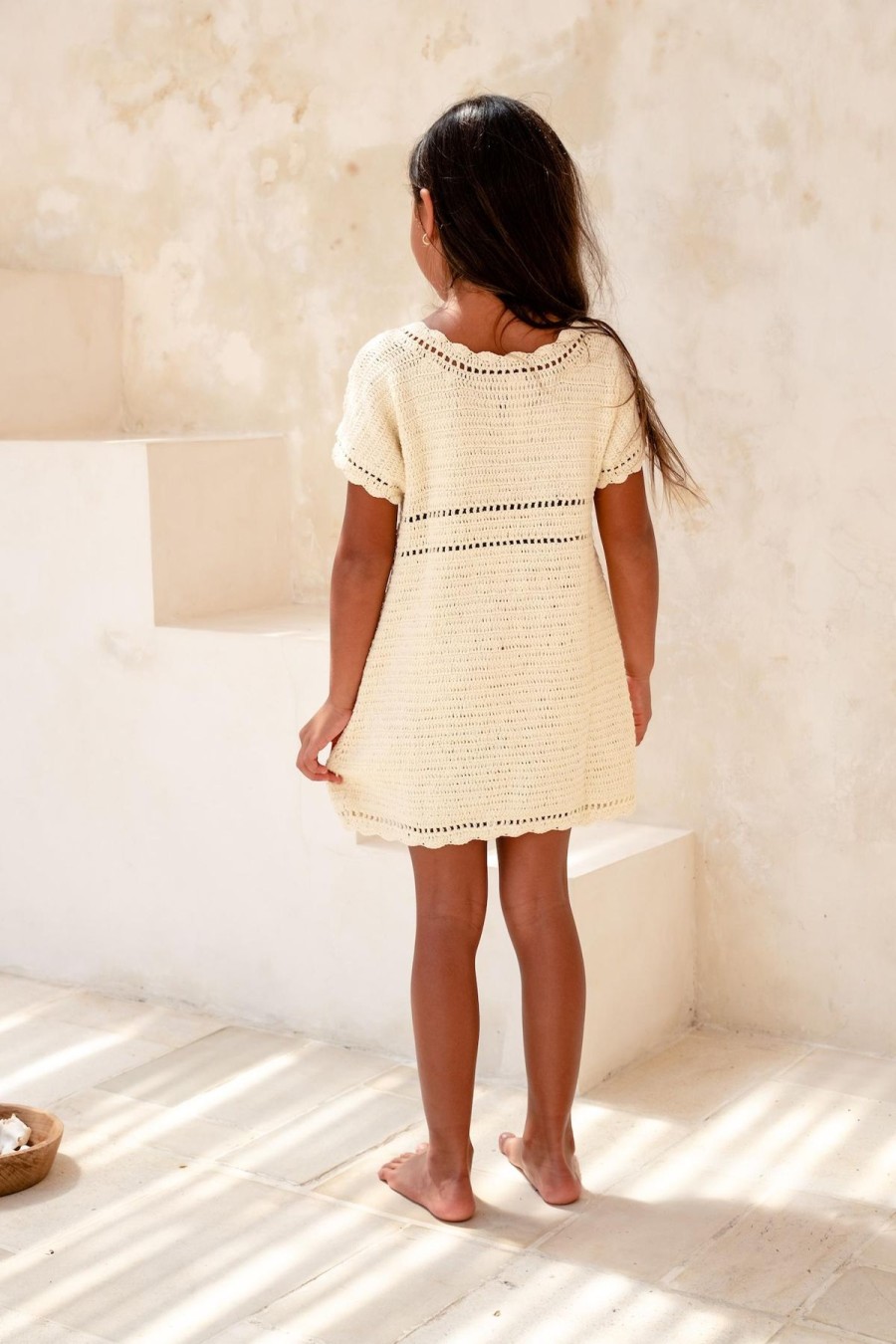 Women Illoura the Label Kids | Crochet Dress/Natural