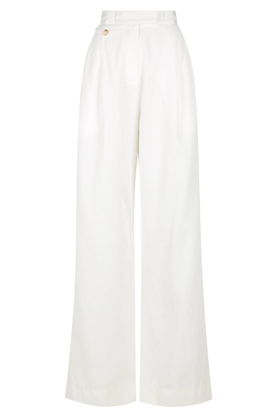 Women Shona Joy Bottoms | Sara Tailored Wide Leg Pant/Coconut