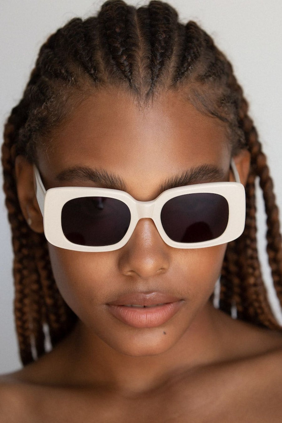 Women Lu Goldie Sunglasses | Coco/Vanilla