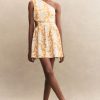 Women Shona Joy Dresses | Dulce Asymmetrical Mini Dress/Canary