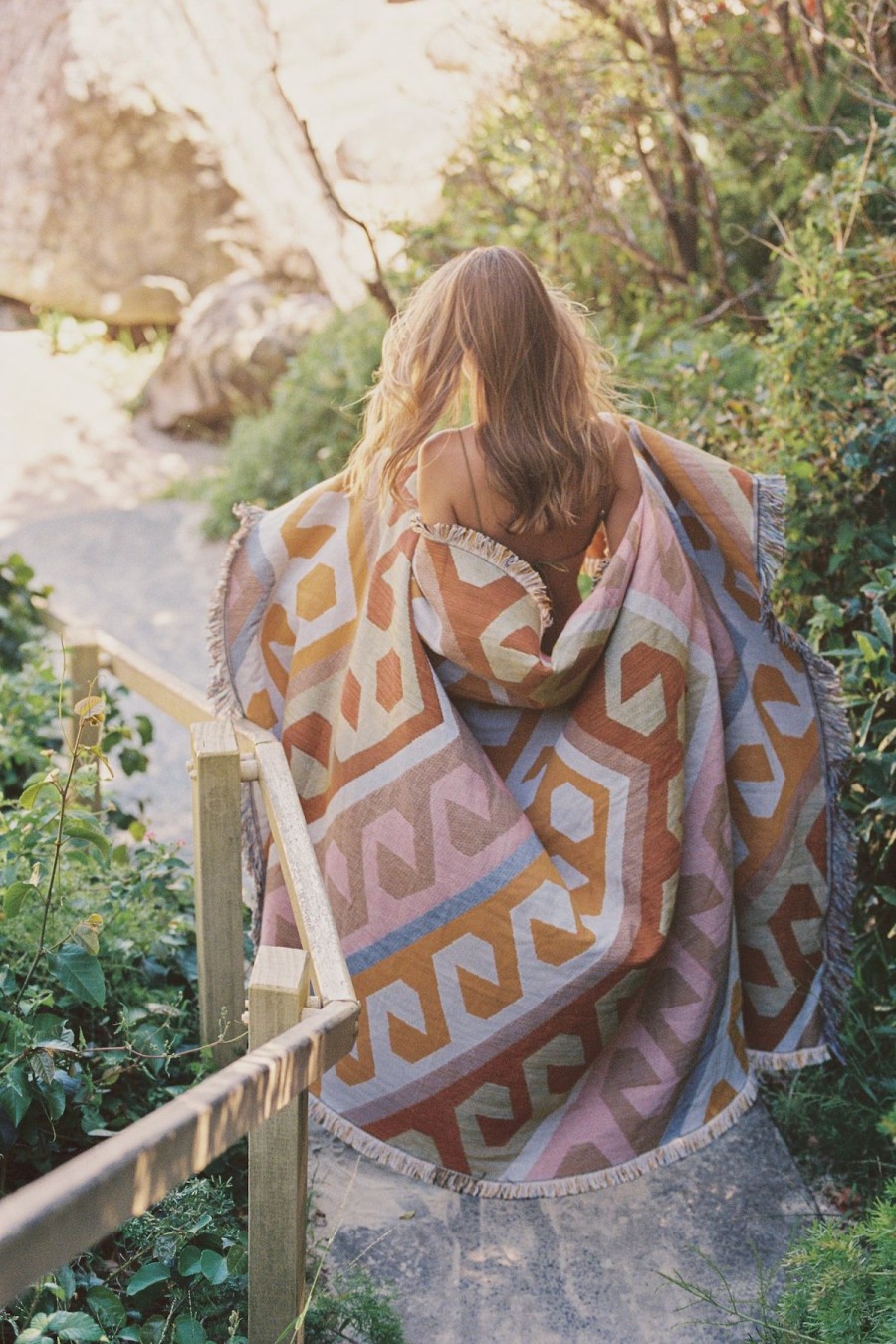 Women Soleil Soleil Beach Accessories | Woven Blanket/Ember