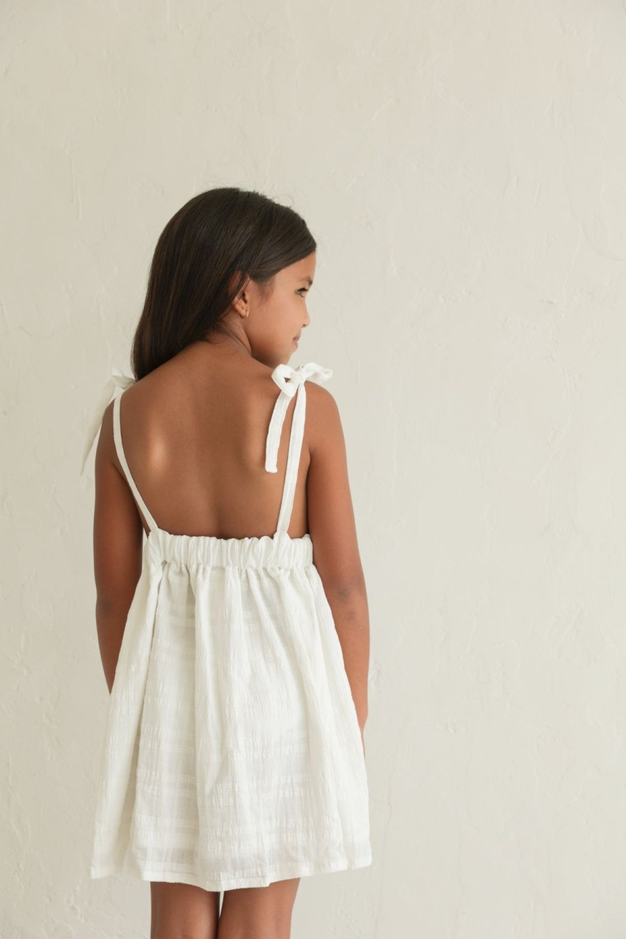 Women Illoura the Label Kids | Luna Pinafore/White