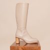 Women James Smith Slides | Basiglio Boot/Cream