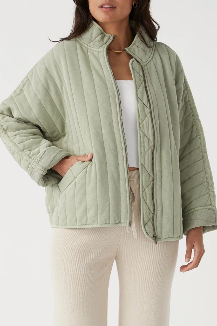 Women Arcaa Movement Blazers & Knits & Jackets & Robes | Tessa Jacket/Sage