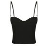 Women Shona Joy Tops | Irena Strapless Corded Bustier/Black