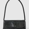 Women Brie Leon Bags | Mini Camille Bag/Black Brushed Recycled Croc