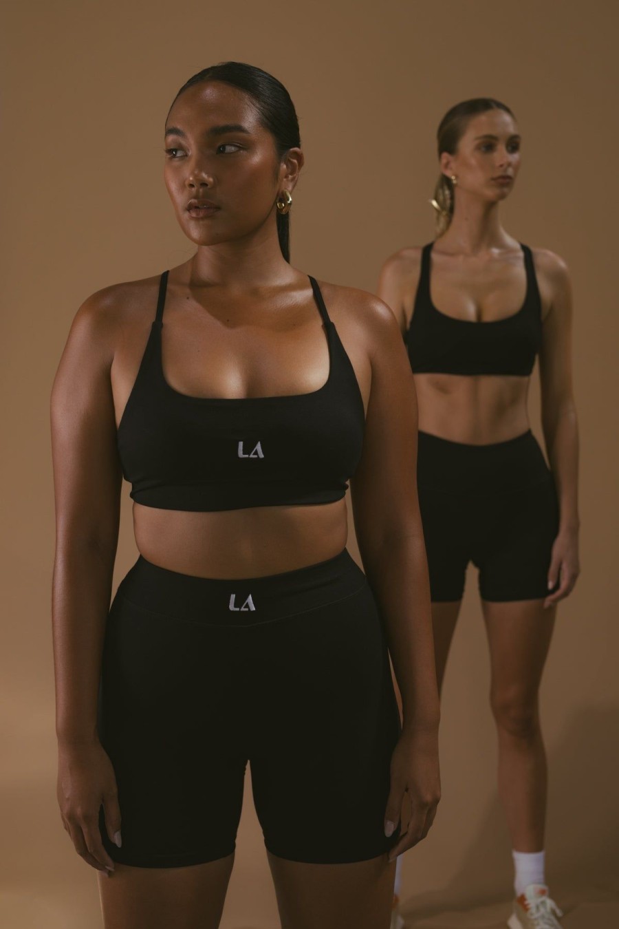 Women La Hana Active Activewear | The Mabel Bikers/Black