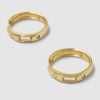 Women Brie Leon Jewellery | Estella Hoops/Gold