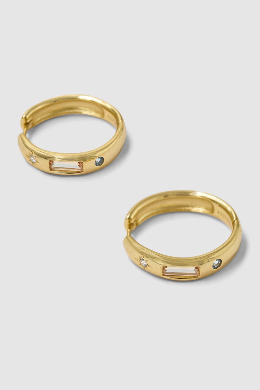 Women Brie Leon Jewellery | Estella Hoops/Gold