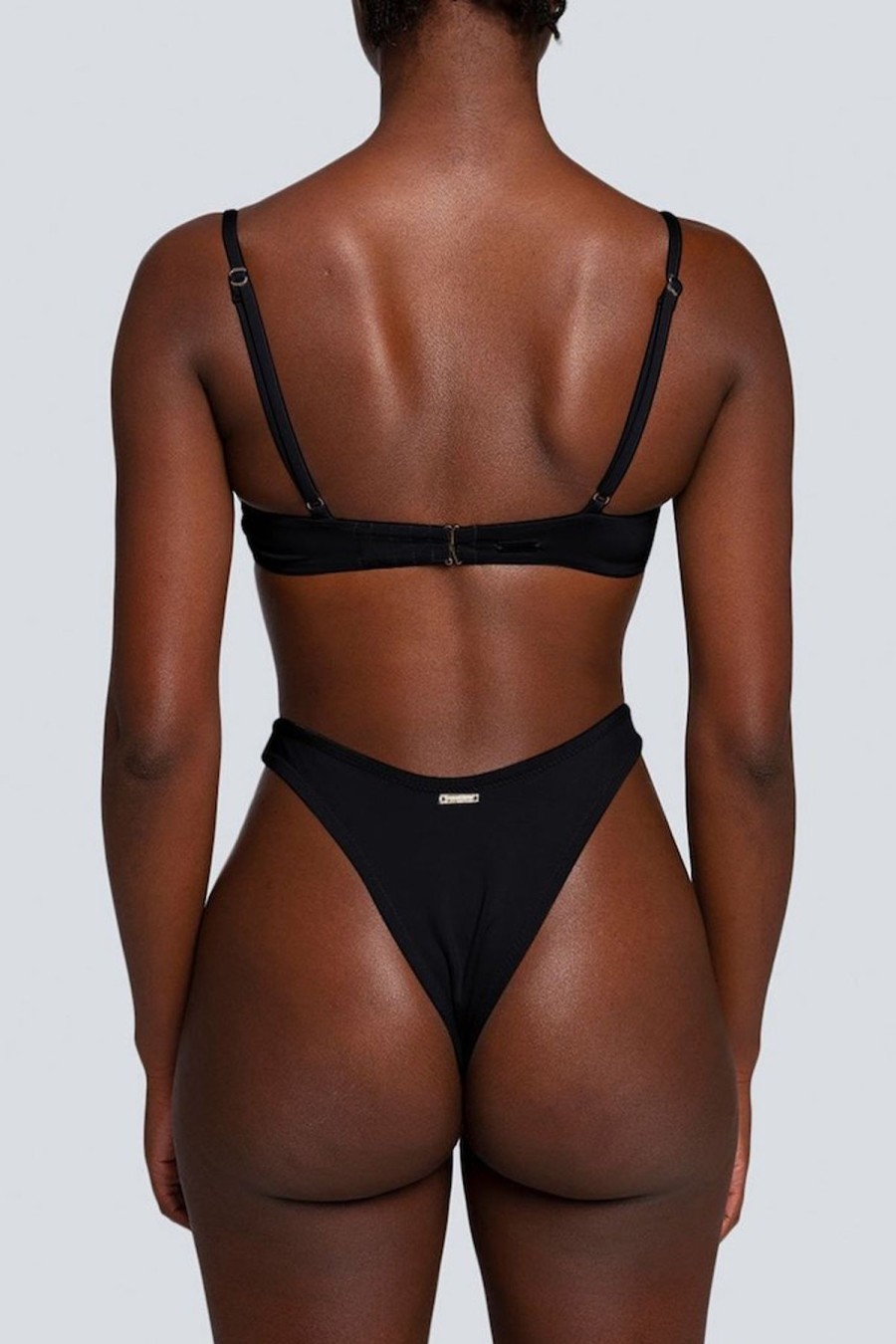 Women La Hana Swim Swimwear | Emilia High Cut Bottom/Black