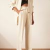 Women Shona Joy Blazers & Knits & Jackets & Robes | Irena Collarless Oversized Blazer/Cream