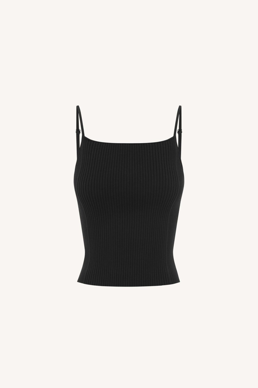 Women Rowie The Label Tops | Liat Knit Singlet/Noir