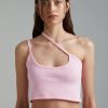 Women Summi Summi Tops | One Shoulder Cross Over Top/Pink