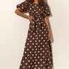 Women Kivari The Label Dresses | Harper Maxi Dress/Chocolate