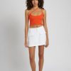 Women Summi Summi Tops | One Shoulder Cross Over Top/Blood Orange