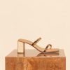 Women James Smith Slides | Sirenuse Strap Sandal/Tortoise Shell