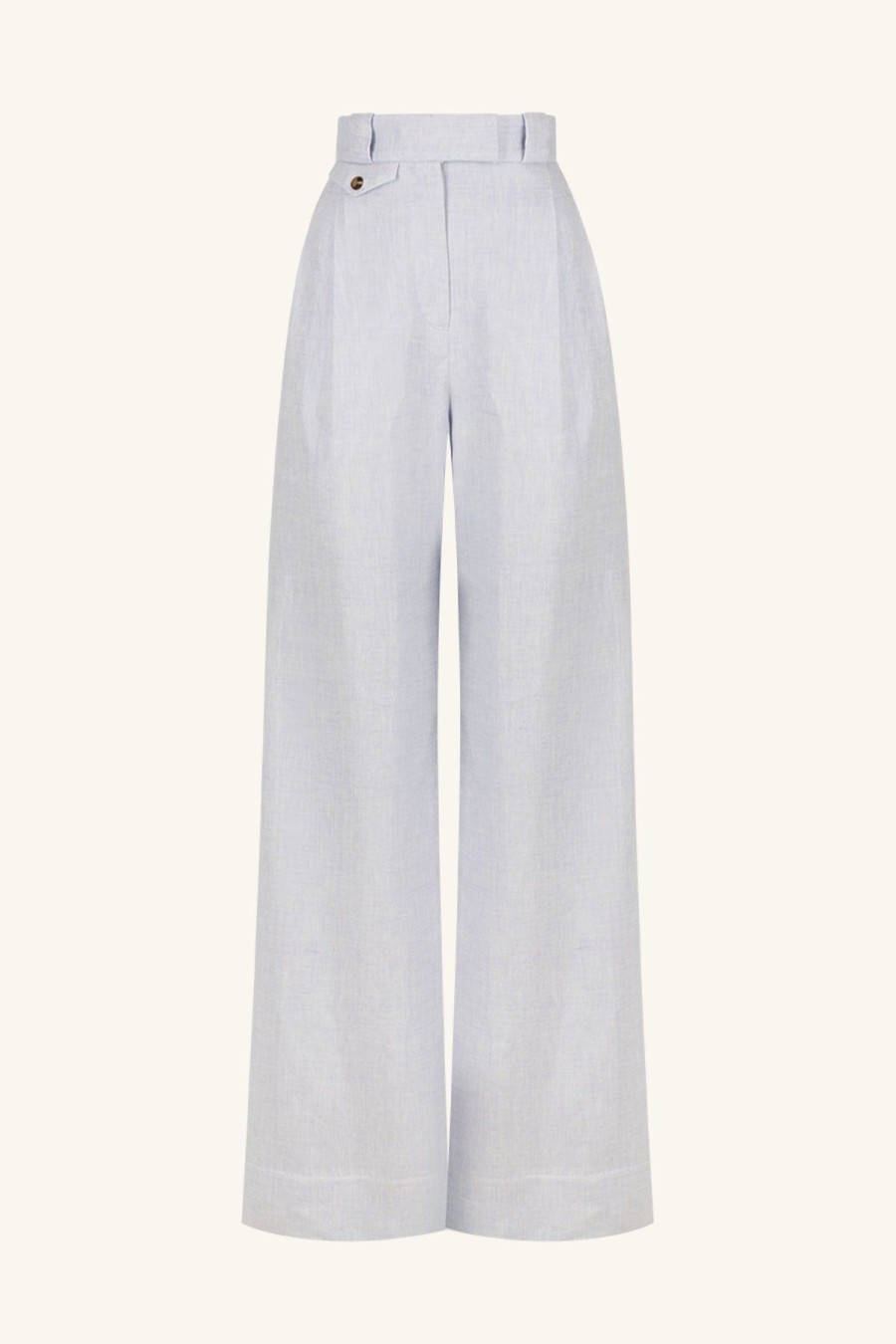 Women Shona Joy Bottoms | Brisa Tailored Wide Leg Pant/Ice Blue