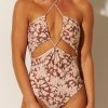 Women Kivari The Label Swimwear | Milano One Piece/Walnut