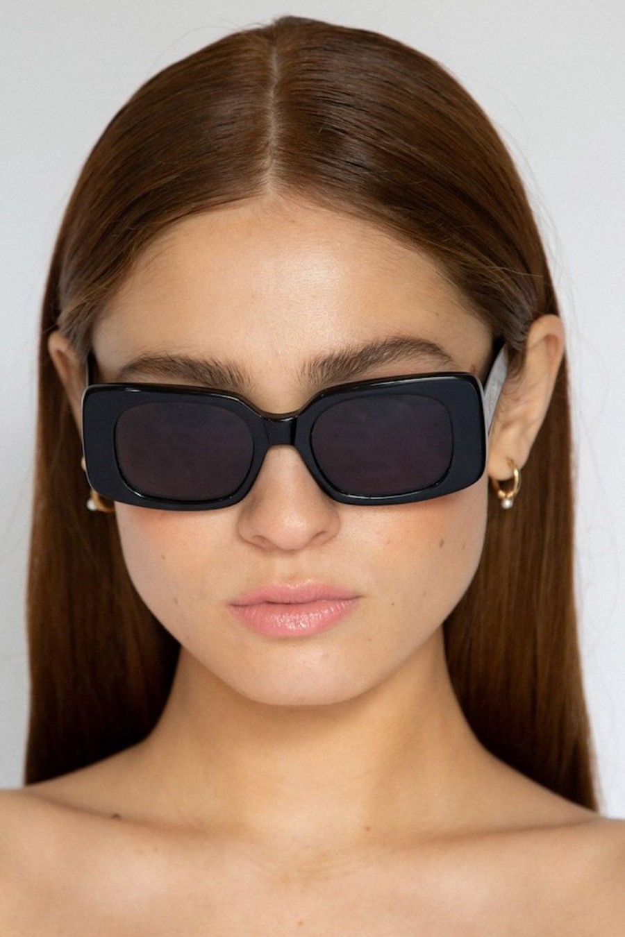 Women Lu Goldie Sunglasses | Coco/Black