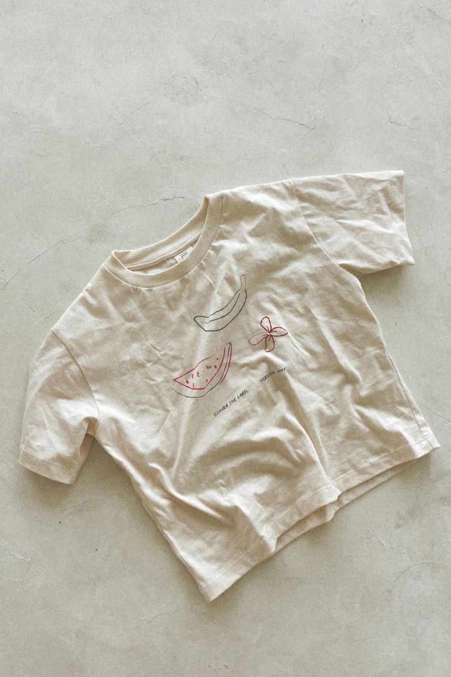 Women Illoura the Label Kids | Hibiscus Tee/Undyed