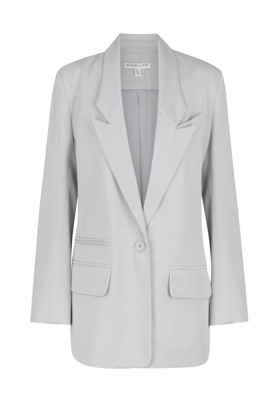 Women Shona Joy Blazers & Knits & Jackets & Robes | Sara Drop Lapel Side Split Blazer