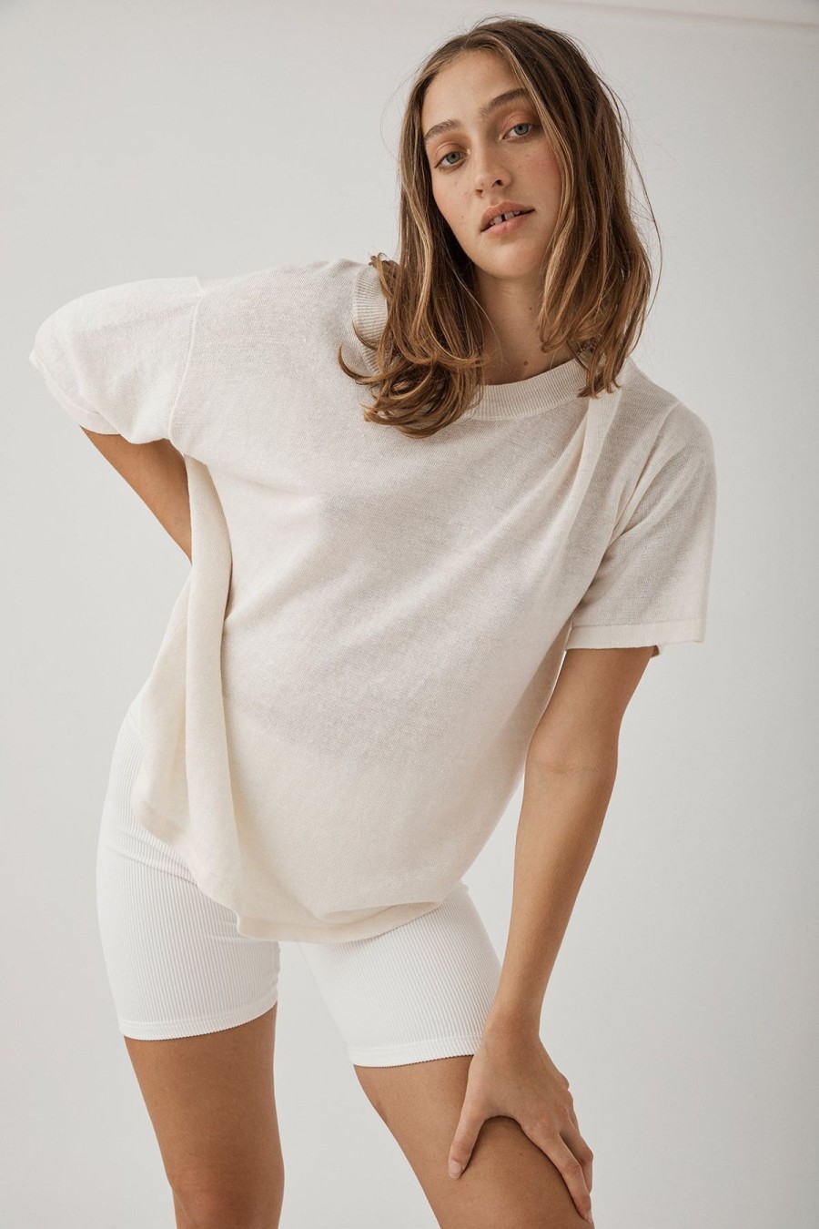 Women Arcaa Movement Tops | Hugo Tshirt/Cream