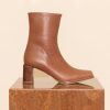 Women James Smith Slides | Ortona Boot/Vintage Tan