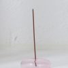 Self Care Gentle Habits | Glass Vessel Incense Holder/Pink