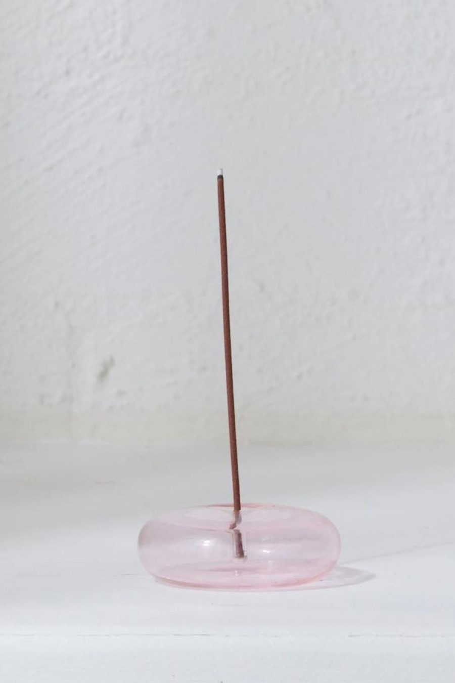 Self Care Gentle Habits | Glass Vessel Incense Holder/Pink