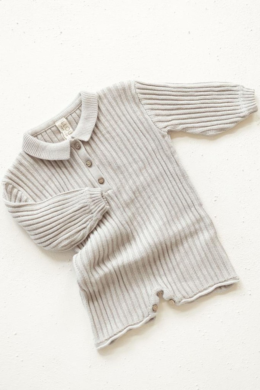 Women Illoura the Label Kids | Essential Knit Romper/Powder Blue