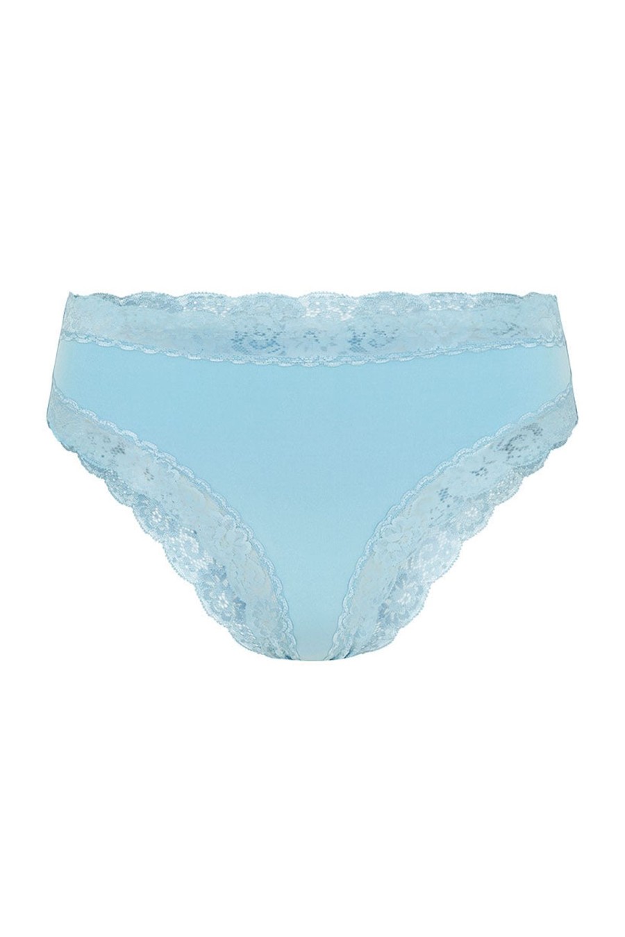 Women Spell Intimates | Dove Lace Bloomers/Dusty Blue