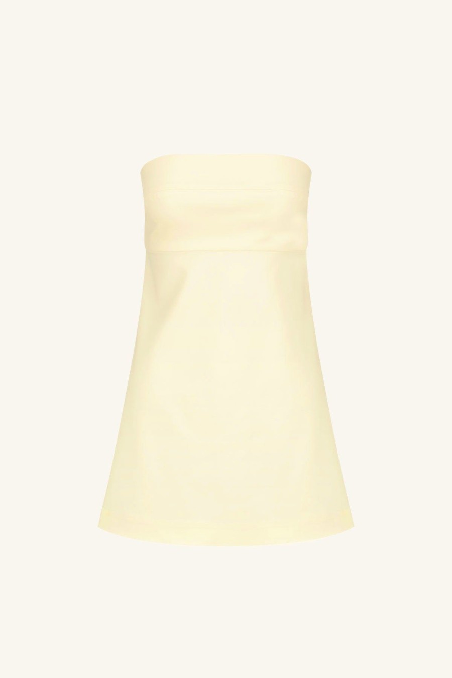 Women Shona Joy Dresses | Lani Strapless Mini Dress/Vanilla