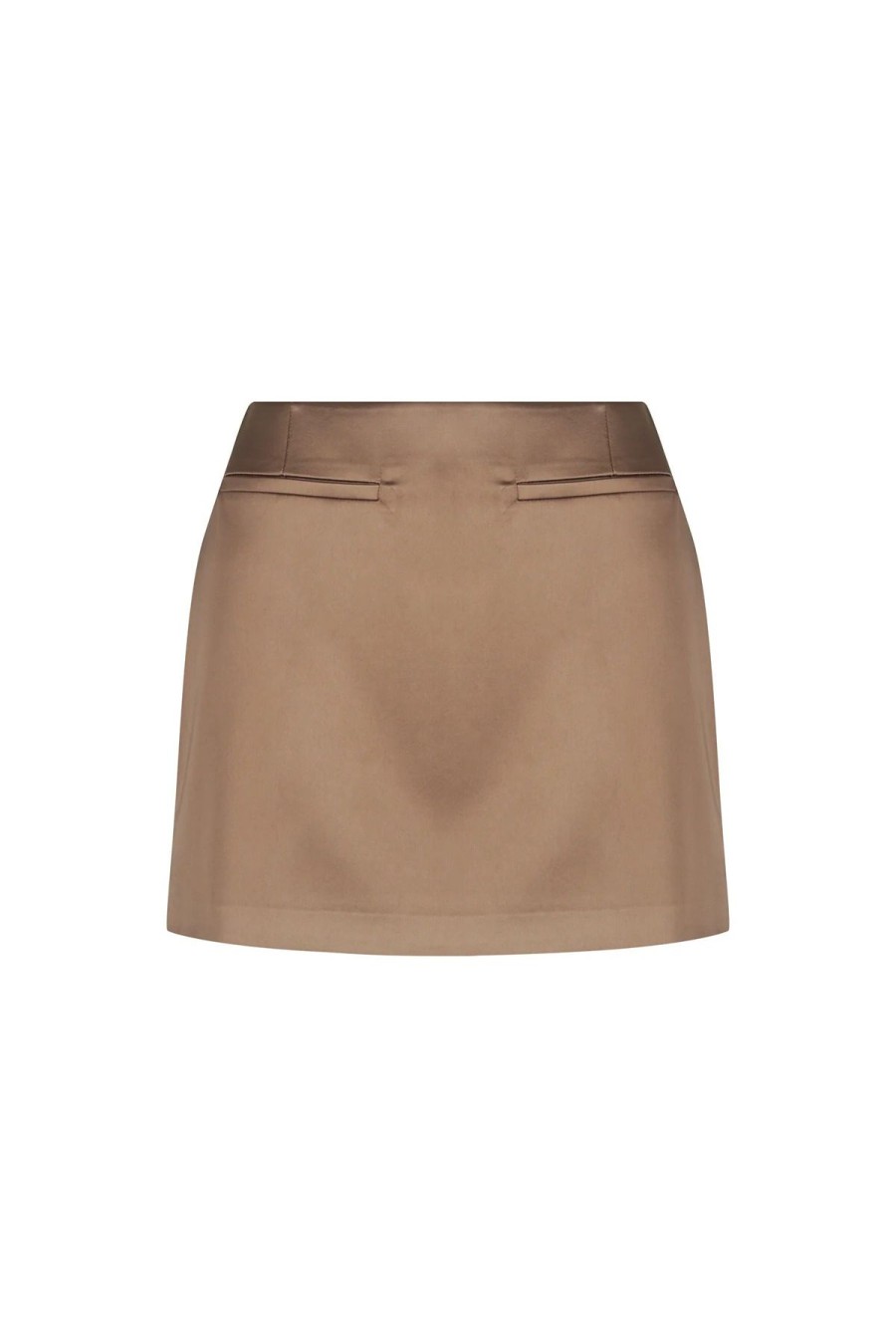 Women Hansen & Gretel Bottoms | Bridget Micro Mini Skirt/Ash Brown