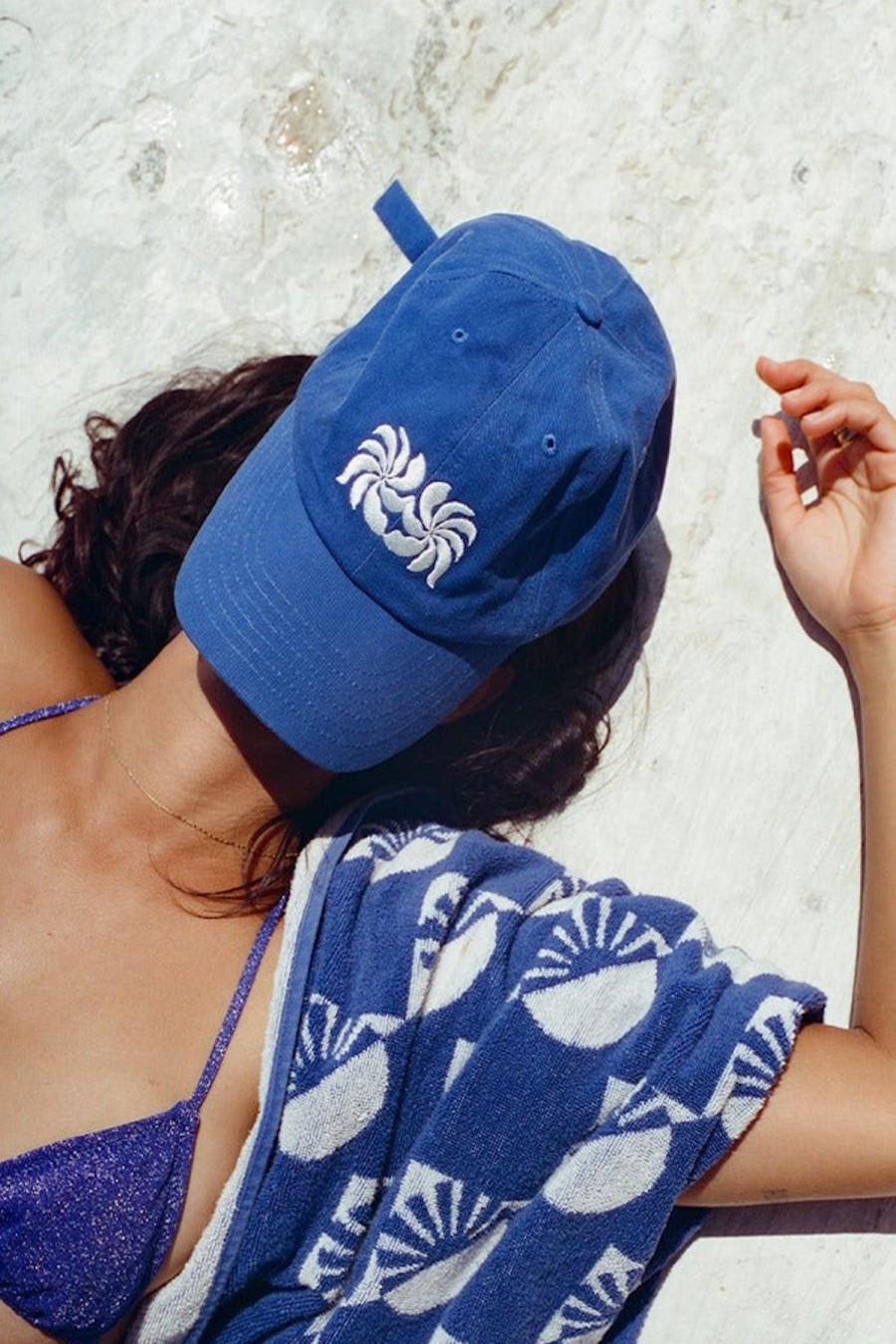 Women Sun Rituals Beach Accessories | Lagos Cap/Sea Blue