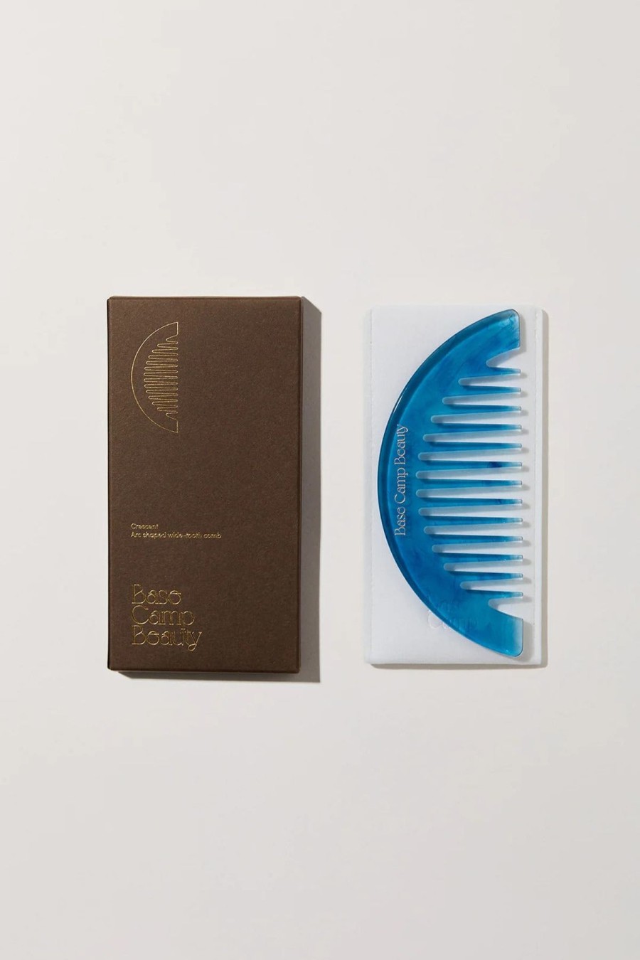 Self Care Base Camp Beauty | Crescent Comb/Marine