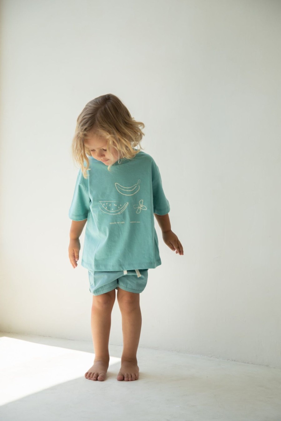 Women Illoura the Label Kids | Hibiscus Tee/Ocean