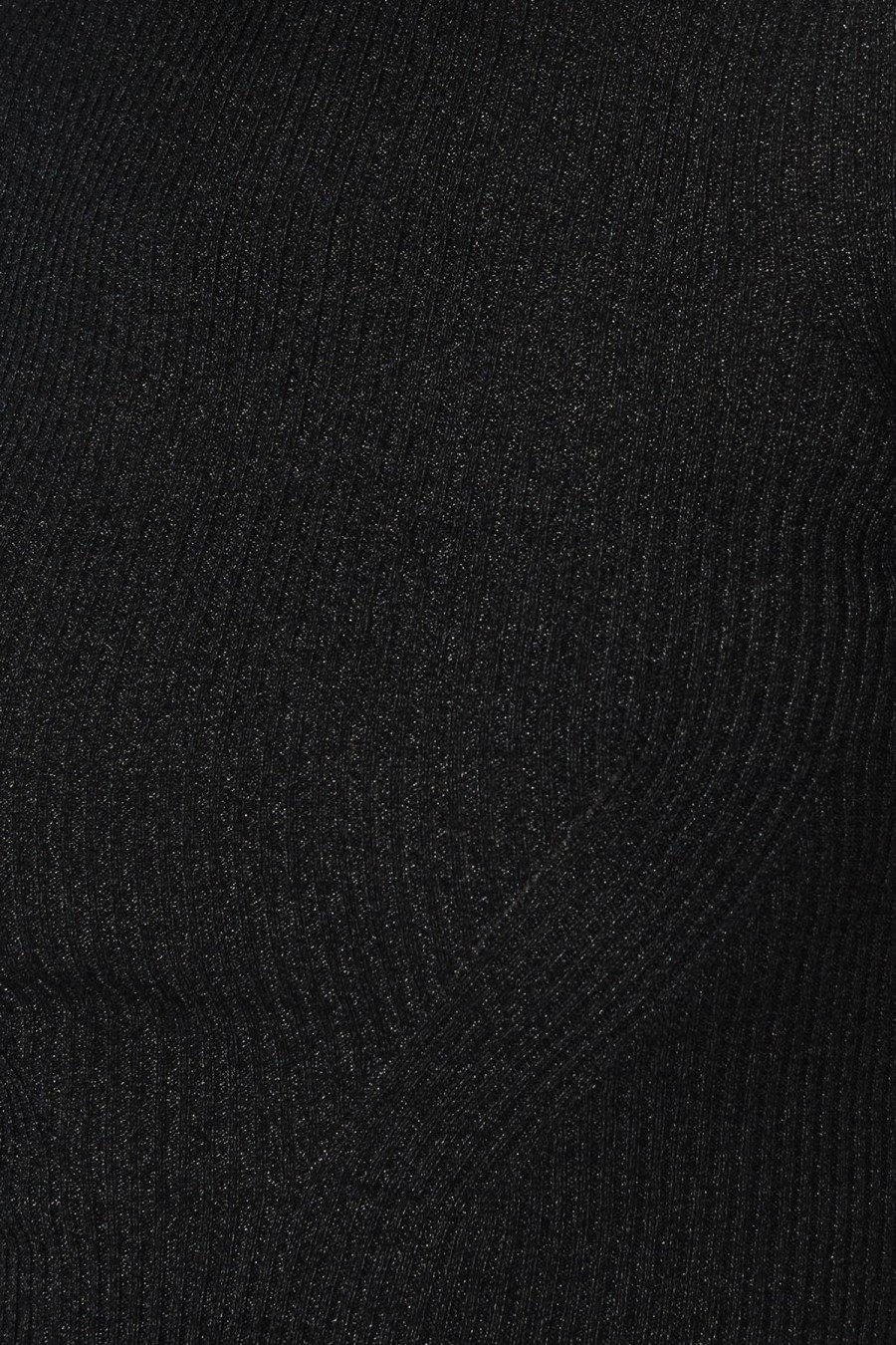 Women Rowie The Label Tops | Stanley Lurex Knit Tee/Silver Noir