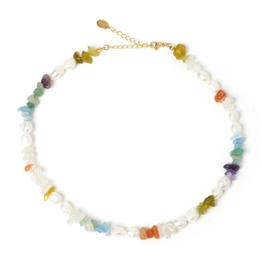 Women Arms of Eve Jewellery | Soleil Gemstone Necklace