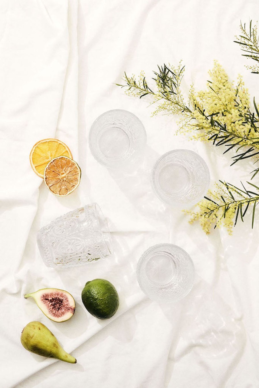 Homewares Wandering Folk | Tumbler Glass Set Of 4/Clear