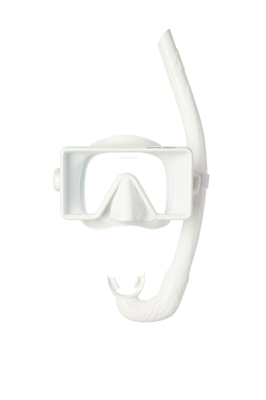 Women Gentle Habits Beach Accessories | Barbados Dive Mask And Snorkel/White